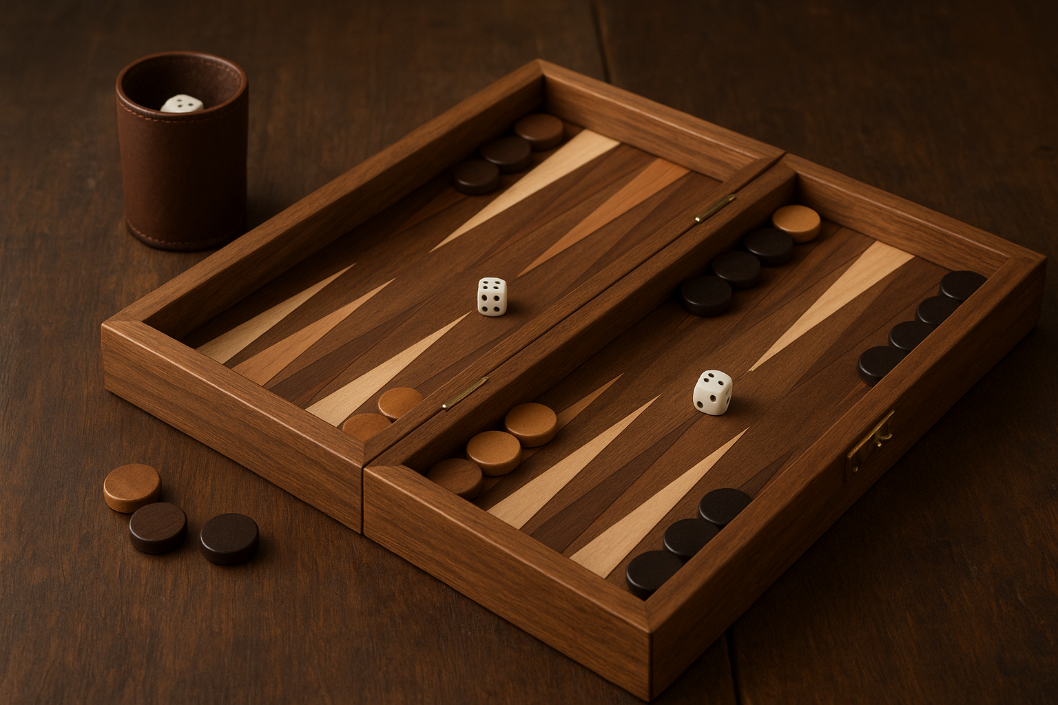 تخته‌نرد؛ بازی اصیل ایرانی و ست چرمی مدیریتی با باکس چوبی چندمنظوره